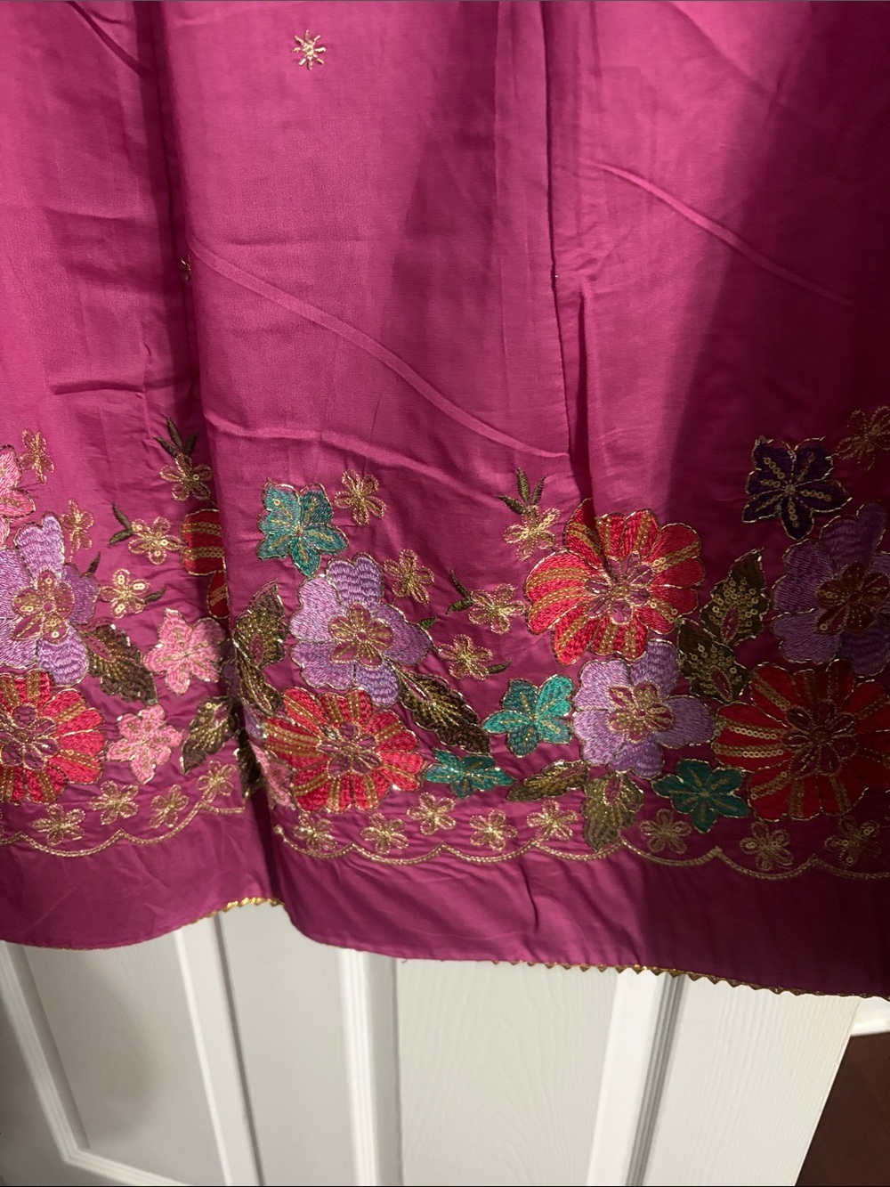 Embroidered Floral ghagra choli with blouse new